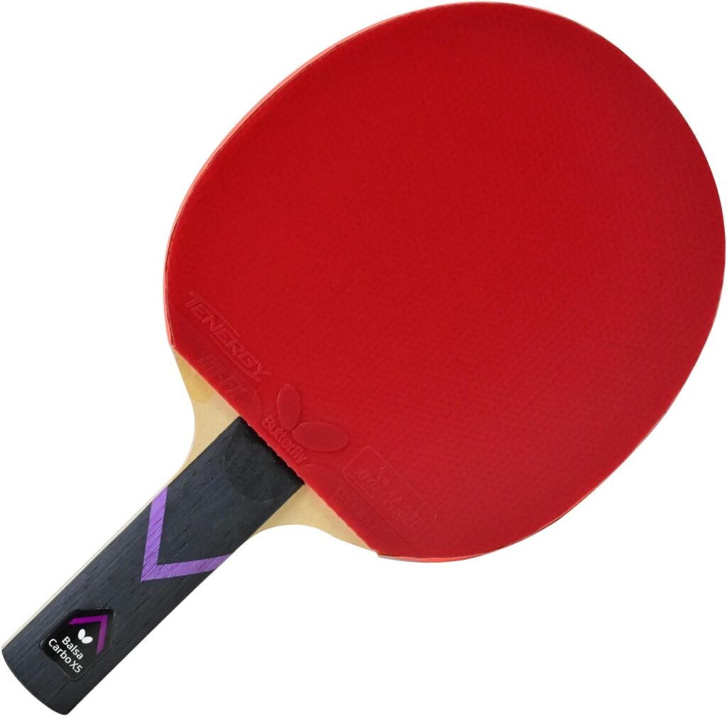 Butterfly balsa carbo x5 pro line table tennis racket review